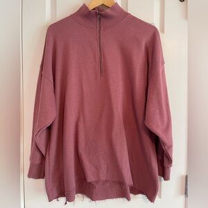 Forever 21 Half-zip Pullover Sweatshirt Women’s Size Large